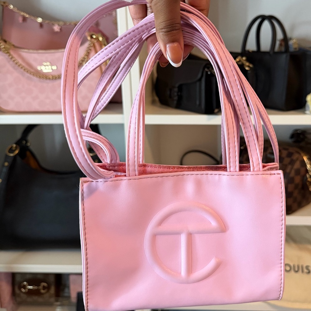 Telfar Bubblegum Pink Mini Tote Bag
